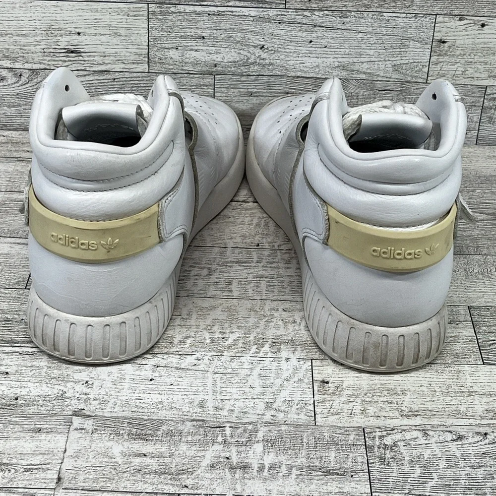 Adidas Tubular Invader White Basketball‎ Shoes BW0872 Men Size 7